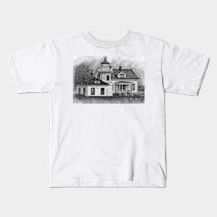 Mukilteo Lighthouse Sketched Kids T-Shirt